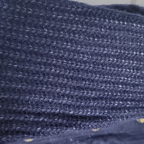 STYLE & CO NWT CHUNKY NAVY CARDIGAN SZ LARGE - Picture 8 of 13